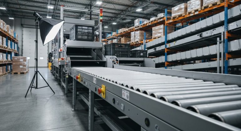 Walmart Warehouse Locations: Find Them FAST (Guide 2026) 2 An industrial sorting conveyor belt inside a busy, modern distribution warehouse.