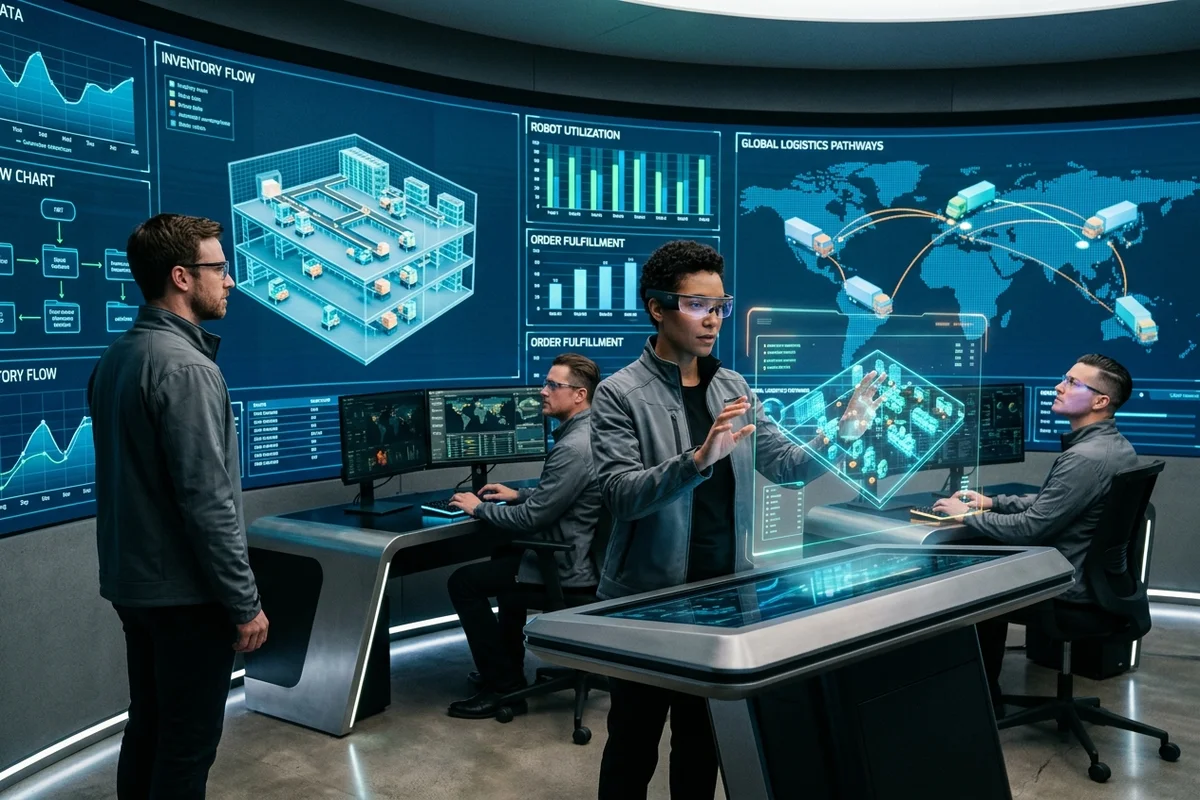 Future warehouse control room