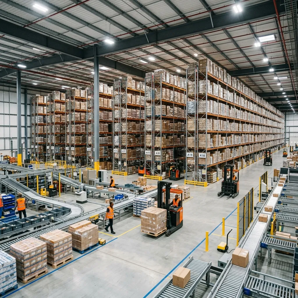 Complete Guide to Walmart WFS Warehouse Locations & Product Types 4 walmart warehouses hero 1 (AI Generated Image)