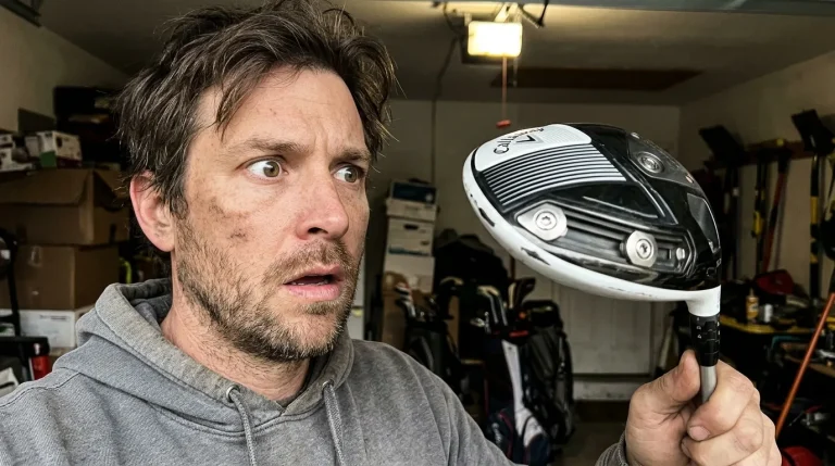What's a Calloway: The Billion Dollar Golf Typo Explained 1 Close-up of a Callaway golf club showing the correct spelling on the driver head